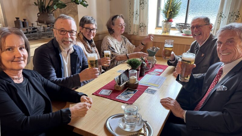 5 nach dem Konzert im Altwirt; Piding